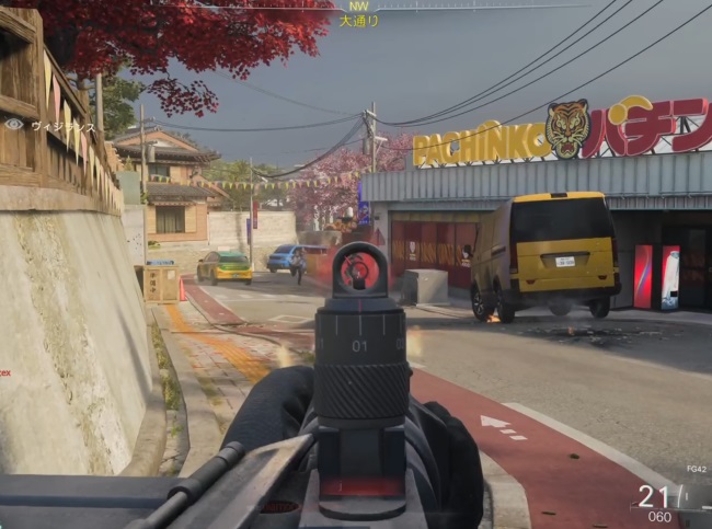 COD BO7のFG42のアイアンサイト